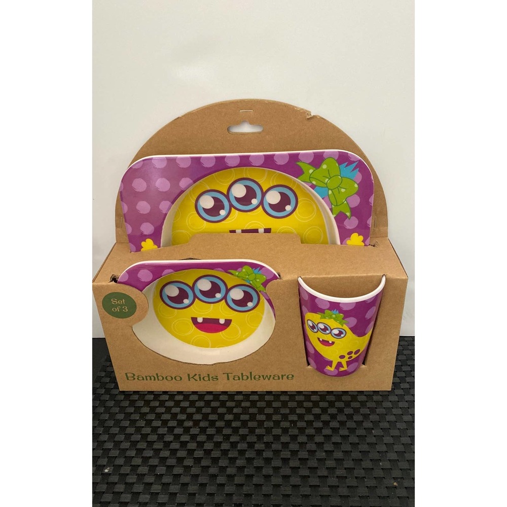 Bamboo Kids 3 piece Tableware